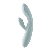 Afbeelding in Gallery-weergave laden, Svakom - Chica App-Controlled Warming G-spot and Clitoris Vibrator Turquoise Grey
