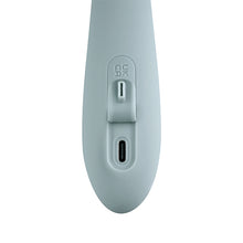 Afbeelding in Gallery-weergave laden, Svakom - Chica App-Controlled Warming G-spot and Clitoris Vibrator Turquoise Grey
