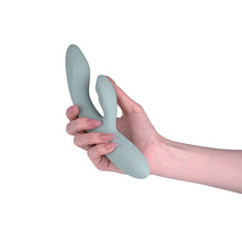 Afbeelding in Gallery-weergave laden, Svakom - Chica App-Controlled Warming G-spot and Clitoris Vibrator Turquoise Grey
