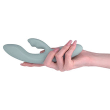 Afbeelding in Gallery-weergave laden, Svakom - Chica App-Controlled Warming G-spot and Clitoris Vibrator Turquoise Grey
