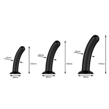 Afbeelding in Gallery-weergave laden, Nexus - Dilator Set Silicone Anal Dildos (S,M,L) Black
