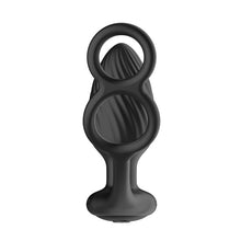 Afbeelding in Gallery-weergave laden, Nexus - TORNADO Rotating Plug with Cock &amp; Ball Rings - Black
