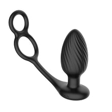 Afbeelding in Gallery-weergave laden, Nexus - TORNADO Rotating Plug with Cock &amp; Ball Rings - Black
