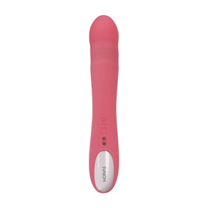 Svakom - Avery Powerful Thrusting Vibrator Strawberry Pink