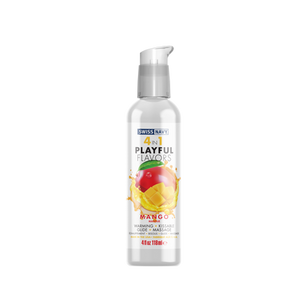 4 In 1 Lubricant With Mango Flavor 4 Fl Oz / 118 Ml