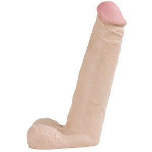 8'' Cock With Balls White