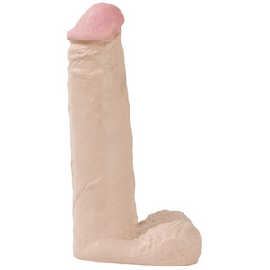 8'' Cock With Balls White