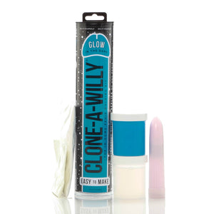 Clone-A-Willy - Kit Glow-in-the-Dark Blauw