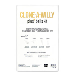 Clone-A-Willy - Kit Inclusief Ballen Huidskleur