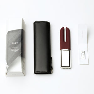 Crave - Duet Vibrator Donkerrood