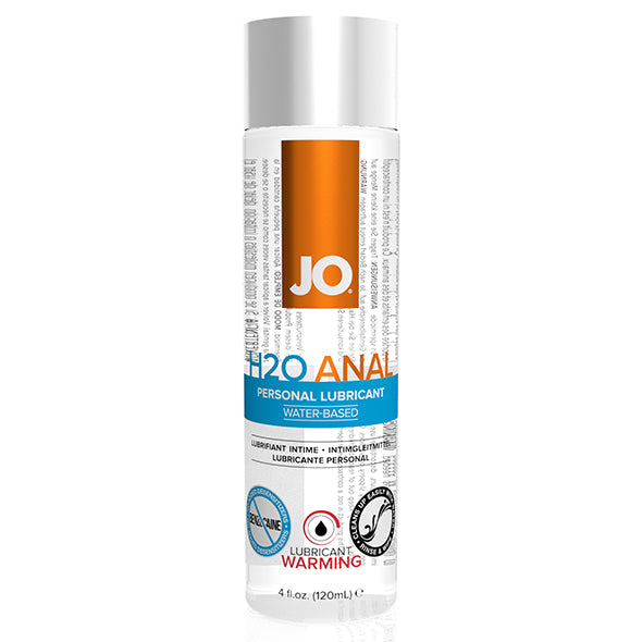 System JO - Anaal H2O Glijmiddel Warm 120 ml