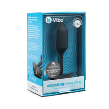 Afbeelding in Gallery-weergave laden, B-Vibe - Vibrerende Snug Plug M Zwart
