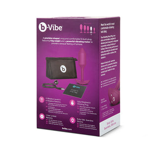 B-Vibe - Vibrerende Snug Plug M Roze