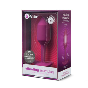 B-Vibe - Vibrerende Snug Plug M Roze