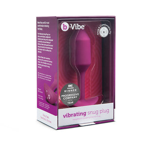 B-Vibe - Vibrerende Snug Plug M Roze