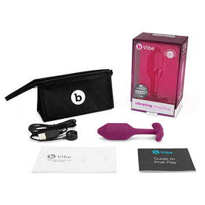 B-Vibe - Vibrerende Snug Plug M Roze