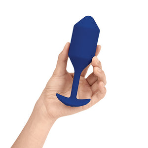 B-Vibe - Vibrerende Snug Plug XL Blauw