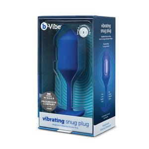 B-Vibe - Vibrerende Snug Plug XL Blauw