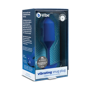 B-Vibe - Vibrerende Snug Plug XL Blauw