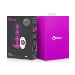 B-Vibe - Triplet Anale Kralen Fuchsia