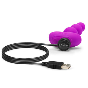 B-Vibe - Triplet Anale Kralen Fuchsia