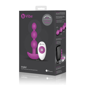 B-Vibe - Triplet Anale Kralen Fuchsia