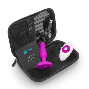 B-Vibe - Novice Remote Control Plug Fuchsia