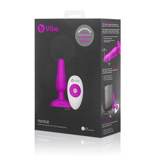 Afbeelding in Gallery-weergave laden, B-Vibe - Novice Remote Control Plug Fuchsia
