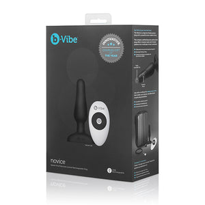 B-Vibe - Novice Remote Control Plug Zwart