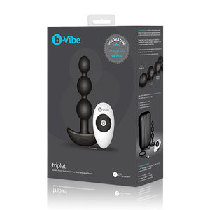 B-Vibe - Triplet Anale Kralen Zwart