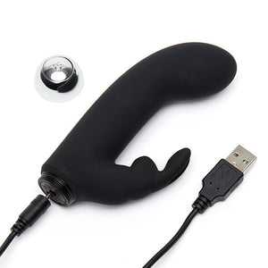 Fifty Shades of Grey - Greedy Girl Rechargeable Mini Rabbit Vibrator