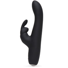 Afbeelding in Gallery-weergave laden, Fifty Shades of Grey - Greedy Girl Rechargeable Slimline Rabbit Vibrator
