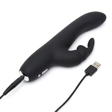 Afbeelding in Gallery-weergave laden, Fifty Shades of Grey - Greedy Girl Rechargeable Slimline Rabbit Vibrator
