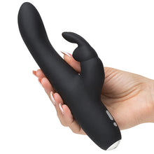 Afbeelding in Gallery-weergave laden, Fifty Shades of Grey - Greedy Girl Rechargeable Slimline Rabbit Vibrator
