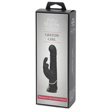 Afbeelding in Gallery-weergave laden, Fifty Shades of Grey - Greedy Girl Rechargeable Thrusting G-Spot Rabbit Vib
