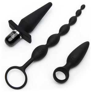 Fifty Shades of Grey - Pleasure Overload Starter Anal Kit (4 Piece Kit)