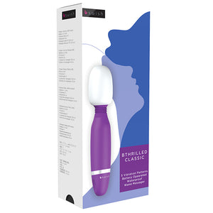 B Swish - bthrilled Classic Wand Vibrator Paars