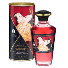 Afbeelding in Gallery-weergave laden, Shunga - Aphrodisiac Verwarmende Olie Aardbeienwijn 100 ml
