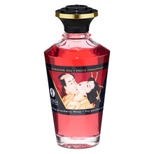 Afbeelding in Gallery-weergave laden, Shunga - Aphrodisiac Verwarmende Olie Aardbeienwijn 100 ml
