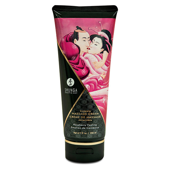 Shunga - Massage Creme Framboos 200 ml