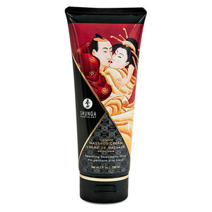 Shunga - Massage Creme Aardbei 200 ml