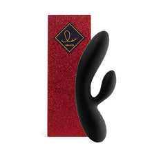 Afbeelding in Gallery-weergave laden, FeelzToys - Lea Rabbit Vibrator Zwart (Glitter)
