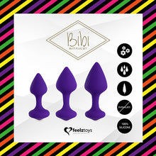 Afbeelding in Gallery-weergave laden, FeelzToys - Bibi Butt Plug Set 3 st. Paars
