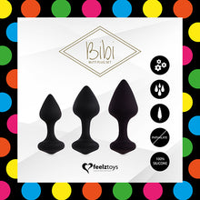 Afbeelding in Gallery-weergave laden, FeelzToys - Bibi Butt Plug Set 3 st. Zwart
