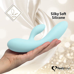 FeelzToys - Lea Rabbit Vibrator Zeeblauw