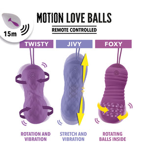 FeelzToys - Remote Controlled Motion Love Balls Foxy