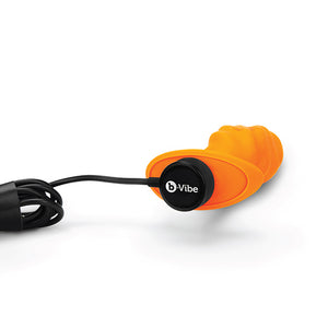 B-Vibe - Texture Plug Swirl Oranje