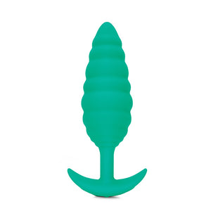 B-Vibe - Texture Plug Twist Groen