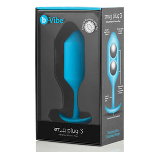 B-Vibe - Snug Butt Plug 3 Blauw