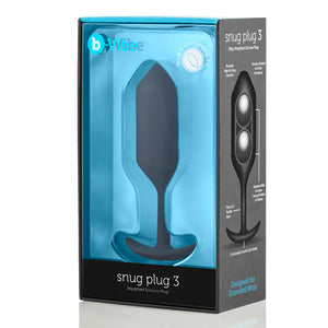 B-Vibe - Snug Butt Plug 3 Zwart